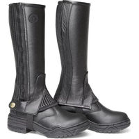 Produktbild von Mountain Horse Soft Rider Minichaps aus Leder für Kinder in Schwarz
