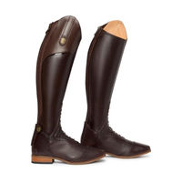 Produktbild von Mountain Horse Sovereign High Rider Damen Reitstiefel aus Leder und Stahl Dunkelbraun Größe 40