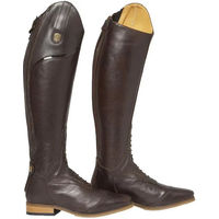 Produktbild von Mountain Horse Sovereign Lux HR Damenreitstiefel aus Leder in Braun mit Stahlverstärkung Regular Extra Narrow