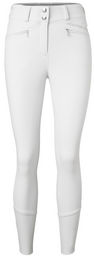 Produktbild von Mountain Horse Turnier Reithose Diana Full Grip für Damen in Weiß aus wasserabweisendem Nylon