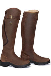 Mountain Horse Unisex Winter Reitstiefel Snowy River aus Leder braun Größe 40 EU – Bild 1 von 3