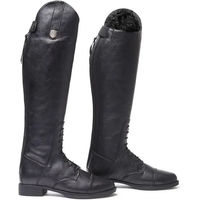 Produktbild von Mountain Horse Veganza Junior Winter Reitstiefel für Kinder aus Kunstleder Schwarz wasserabweisend