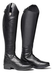 Produktbild von Mountain Horse Veganza Long Riding Boot Damen Reitstiefel aus Kunstleder Schwarz Größe 39