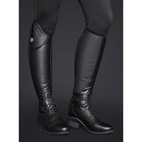 Produktbild von Mountain Horse Veganza Long Riding Boot Damen Reitstiefel aus Kunstleder Schwarz Größe 41