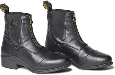 Mountain Horse Veganza Reitstiefel Damen mit Reißverschluss aus Kunstleder Schwarz Größe 39 – Bild 1 von 1