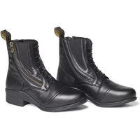 Produktbild von Mountain Horse Veganza Winter Reitstiefel Damen mit Reißverschluss wasserdicht Schwarz Kunstleder Größe 42