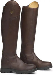Mountain Horse Wild River Lange Reitstiefel für Damen aus Leder in Braun Größe 42 wasserdicht – Bild 1 von 5