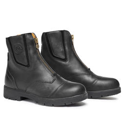 Mountain Horse Wild River Zip Paddock Reitstiefelette Damen Schwarz Leder Größe 40 – Bild 1 von 4