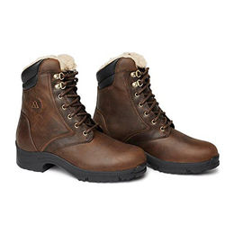 Produktbild von Mountain Horse Winterstiefelette Snowy River Lace Reitstiefel aus Leder Braun Grösse 48 EU