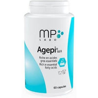 Produktbild von MP Labo Agepi ω3 Nahrungsergänzungsmittel in Kapseln für Haut, Fell, Gelenke, Leber, Niere und Herz