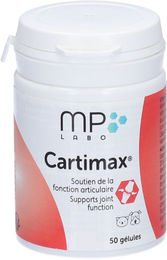 MP Labo Cartimax Gelenk-Supplement für Hunde und Katzen mit Glucosamin, Teufelskralle, Mädesüß und Bambus 50 Kapseln – Bild 1 von 1