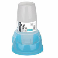 Produktbild von MPETS Wasser-Spender für Hunde aus Kunststoff Blau 1,5 l Set mit 3 Stück
