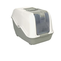 Produktbild von MPS Netta Maxi Double Pop-Up Haubentoilette für Katzen Transparent aus Kunststoff