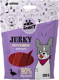 Produktbild von MR. BANDIT Jerky Entenfilets Trockenfleisch für Hunde getreidefrei mit hohem Fleischanteil 500 g - 500 g