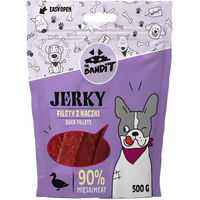 Produktbild von MR. BANDIT Jerky Entenfilets Trockenfleisch für Hunde getreidefrei mit hohem Fleischanteil 500 g - 500 g