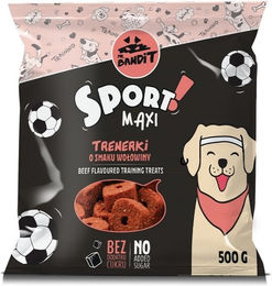 Produktbild von Mr. Bandit Sport Maxi Trainingssnacks mit Rindfleischgeschmack für Hunde ohne Zucker 500 g