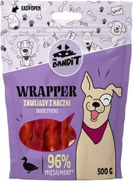 Produktbild von MR. BANDIT Wrapper Kausnack für Hunde Ente und Rind getreidefrei 500 g - 500 g