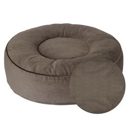 Mr. Cuddles Ersatzbezug Lilly für Hundekissen aus Cord in Größe M, Taupe, Oeko-Tex zertifiziert und waschbar – Bild 1 von 6
