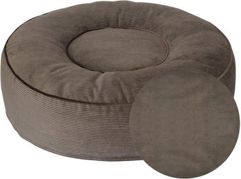 Mr. Cuddles Hundekissen Lilly Ersatzbezug aus Cord in Beige und Braun – Bild 1 von 4