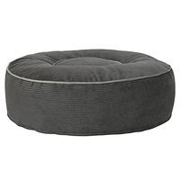 Produktbild von Mr. Cuddles Hundekissen Lilly Rundes Hundebett aus Cord in Grau Größe M 80cm mit Öko Tex 100 Zertifizierung - 80 cm