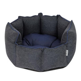 Mr. Cuddles Hundekissen Mia Blau S 55 cm aus recyceltem Polyester – Bild 1 von 5