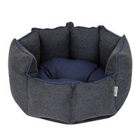 Produktbild von Mr. Cuddles Hundekissen Mia Blau S 55 cm aus recyceltem Polyester