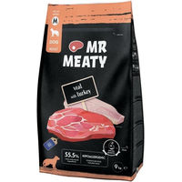 Produktbild von MR MEATY Trockenfutter Kalb mit Truthahn für adulte Hunde hypoallergen 9 kg