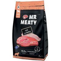 Produktbild von MR MEATY Trockenfutter Kalb und Truthahn für adulte Hunde hypoallergen 3 kg