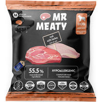 Produktbild von MR MEATY Trockenfutter Kalb und Truthahn für adulte Hunde hypoallergen und zuckerfrei 50g