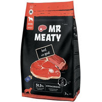 Produktbild von MR MEATY Trockenfutter Rind und Ziege für adulte Hunde hypoallergen 3 kg