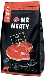 Produktbild von MR MEATY Trockenfutter Rind und Ziege für adulte Hunde hypoallergen 9 kg