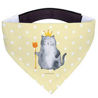 Produktbild von Mr. & Mrs. Panda Bandana Halstuch König für Hunde und Katzen aus Polyester Gelb Größe L