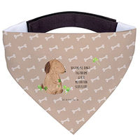 Produktbild von Mr. & Mrs. Panda Halstuch für Hunde Kleeblatt Braun Beige