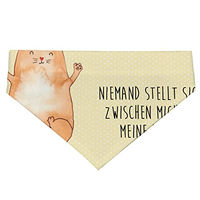 Produktbild von Mr. & Mrs. Panda Halstuch Umarmen für Hund und Katze aus Polyester in Gelb und Beige Größe L