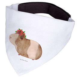 Mr. & Mrs. Panda Halstuch Weisheit Weiß Größe S für Meerschweinchen und kleine Hunde – Bild 1 von 2