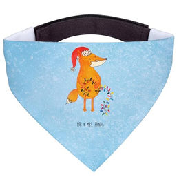 Mr. & Mrs. Panda Hund Bandana Dreieckstuch Fuchs Design Blau aus Polyester – Bild 1 von 6