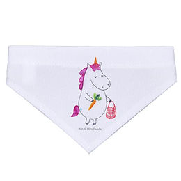 Mr. & Mrs. Panda Hund Bandana Einhorn Weiß Vegan Polyester – Bild 1 von 3