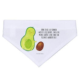 Mr. & Mrs. Panda Hund Halstuch Avocado Motiv Grün Weiß Polyester Größe L – Bild 1 von 2