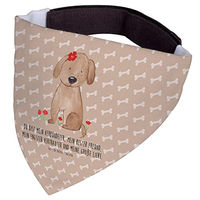 Produktbild von Mr. & Mrs. Panda Hund Halstuch Bandana aus Polyester in Braun und Beige Größe L