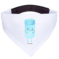 Produktbild von Mr. & Mrs. Panda Hund Halstuch Bandana Beste Freunde Salz Weiß Polyester Größe L