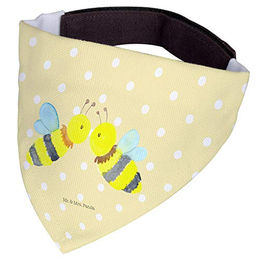Mr. & Mrs. Panda Hund Halstuch Bandana Biene Liebe Gelb Größe L – Bild 1 von 3