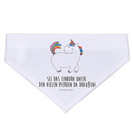 Mr. & Mrs. Panda Hund Halstuch Bandana Einhorn Stolzieren Bunt – Bild 1 von 2