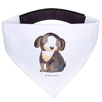 Produktbild von Mr. & Mrs. Panda Hund Halstuch Bandana Entspannen Weiß aus Polyester Größe L