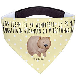 Mr. & Mrs. Panda Hund Halstuch Bandana Wombat Gelb aus Polyester – Bild 1 von 4