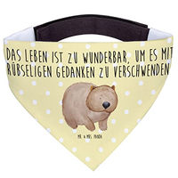 Produktbild von Mr. & Mrs. Panda Hund Halstuch Bandana Wombat Gelb aus Polyester