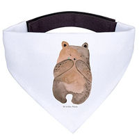 Produktbild von Mr. & Mrs. Panda Hund Halstuch Bär Weiß aus Polyester Größe L