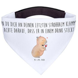 Mr. & Mrs. Panda Hund Halstuch Capybara Wein aus Polyester – Bild 1 von 6