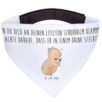 Produktbild von Mr. & Mrs. Panda Hund Halstuch Capybara Wein aus Polyester