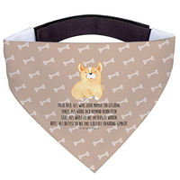 Produktbild von Mr. & Mrs. Panda Hund Halstuch Corgi Braun Beige Größe M