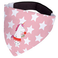 Produktbild von Mr. & Mrs. Panda Hund Halstuch Einhorn Rosa Rot Größe S